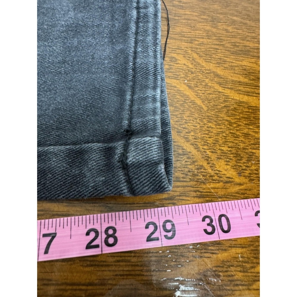 TRIPP NYC Jeans Mens 32x29 Black Denim Skinny Slim Zip Pockets Gothic Punk - Picture 6 of 7